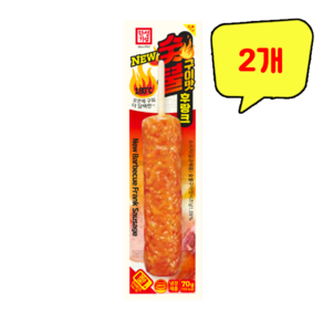 한성기업 뉴 숯불구이맛 후랑크, 70g, 2개