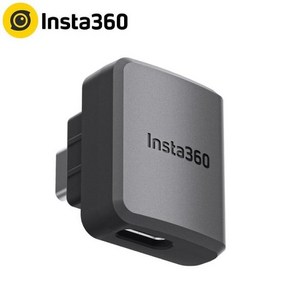 Insta360 ONE RS 마이크 어댑터 Cispe 오디오 브이로그 비디오용 Insta 360 액세서리, 한개옵션0, 1개