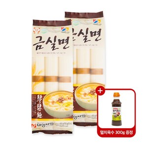 아이러브경북 멸치국수세트 멸치국수면 잔치국수면 소면 금실면 (멸치육수 300g 증정), 450g, 2개