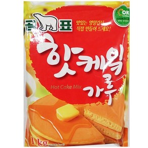 곰표 핫케이크가루 1키로 미니핫도그 아이간식 붕어빵 스콘 수플레, 1개, 1kg