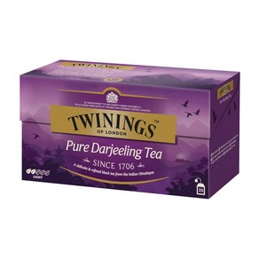 WWcha (트와이닝) 다즐링 홍차 25티백 Dajeeling Twinings, 50g, 25개입, 1개, 2g