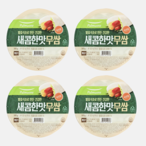 풀무원 쌈무 무쌈 무절임 새콤달콤 아삭아삭 300g X 4개