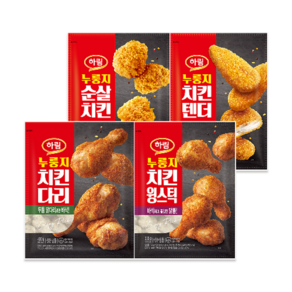 하림 누룽지 치킨 세트 (순살치킨+치킨텐더+치킨다리+윙스틱), 1개