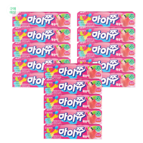 [일상점빵] 마이쮸 복숭아 44g x 15개 아이들 사무실 대용량 간식