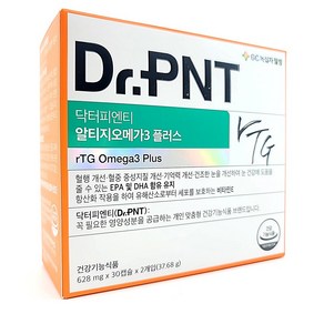 닥터피엔티 알티지오메가3 플러스 628mg, 3개, 60정