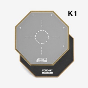 본거트 버블 스피드업 양면패드 12인치 K1 디자인 VONGOTT BB12D-K1, 1개