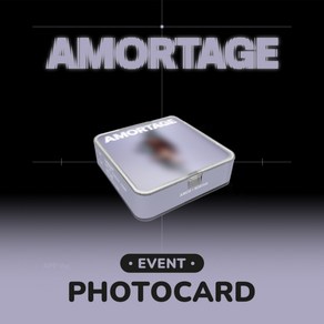 지수 JISOO - Mini Album [AMORTAGE] (APP Ve) 특전선택, 포토카드 선택안함