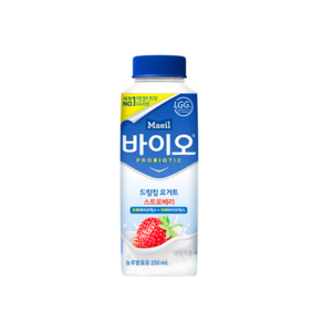 매일유업 바이오 스트로베리 드링킹 250ml, 1개