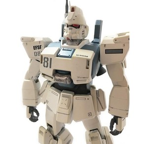 MG 기동전사 건담 제08MS소대 RX-79(G)Ez-8 건담이지에이트 1/100치수 색상분필 플라모델, 1개