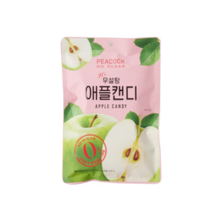 무설탕 애플캔디, 80g, 2개