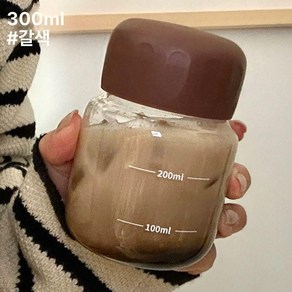 신기한물병 타파물통 텀블러 물컵 야외컵 대형 야외, 1개, 1ml, 갈색