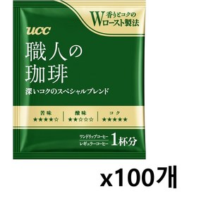 UCC 장인의 커피 스페셜 블렌드 드립커피 100개입 / UCC Atisan Dip Coffee 100 Pieces, 700g, 1개