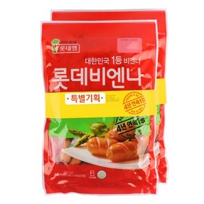 [푸른들마켓][롯데] 비엔나(기획) 220g+60g, 2개, 220g