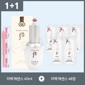 공진향 설 미백 에센스 45+48장+이너감1P, 45ml