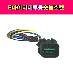 현대 E마이티 메가트럭 리베로 EG5톤 데루등 숫놈 소켓 브레이크등 브레이크램프, 1개