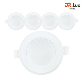 닥터룩스 LED 다운라이트 3인치 6W, 5개, 전구색