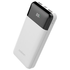 쿨린 고속충전 대용량 보조배터리 20000mAh 22.5W CL322, 화이트, CL-322