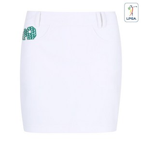 LPGA 여성 STRIPE 배색 플리츠 큐롯 L182CU556P