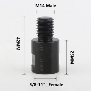 앵글 그라인더 어댑터 컨버터 M10 M14 5811 스레드 컨버터 어댑터 연마 패드용 아르버 커넥터 톱날 구멍 톱 도구, 04 5-8-11 To M14, 1개