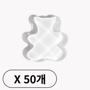 예니네일 유리알 컬러차트 50P, 1개, 곰돌이