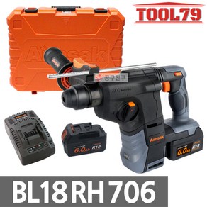 아임삭 BL18RH706 로타리 햄머드릴 18V 6.0Ah*2개 SDS-Plus 함마, 2개