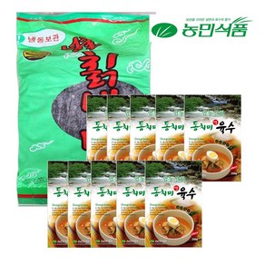 농민식품 넝쿨칡 동치미육수 10인분 물냉면 비빔냉면, 1개, 2kg