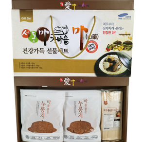 마를품은누룽지 국수 건강가득 선물세트 국내산 익산 마 서동마 가마솥 맛, 2번 : 마누룽지7개입+마누룽지국수3개입, 150g, 1개