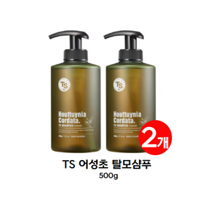 [티에스] TS 어성초샴푸 500g, 2개