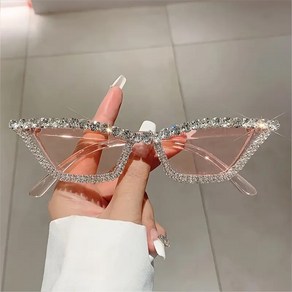 인싸용 파티 안경 캣우먼 썬글라스 인싸템 인생네컷 생일파티용안경, 1개, 핑크