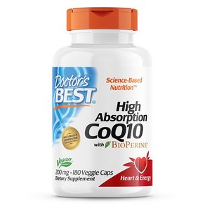 닥터스베스트 하이 앱솔션 CoQ10 200mg 베지 캡, 180정, 1개