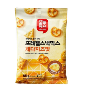 오늘좋은 프레첼스낵믹스 체다치즈맛 (65G), 2개, 65g