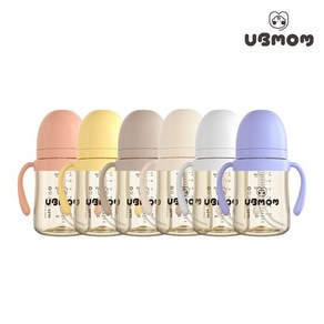 유비맘 PPSU 역류방지 유아 빨대컵 200ml 1P, 요거트(베이지), 1개, 요거트(베이지)