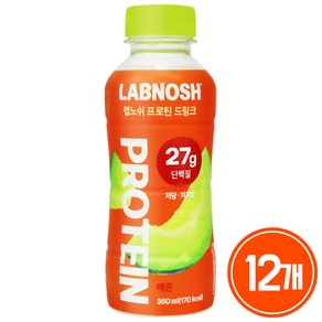 프로틴 드링크 메론, 350ml, 12개