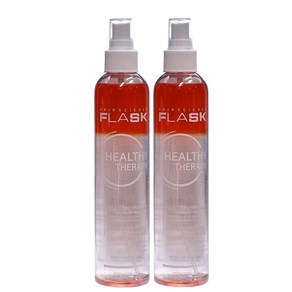 플라스크 헬씨 헤어테라피 뿌리는 헤어미스트 265ml + 265ml 퍼머 염색 열보호차단, 265ml+265ml