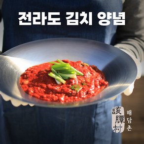 [해담촌] 감칠맛나는 전라도 양념 김장 김치 김치속 양념속, 1kg, 1개