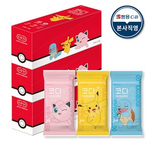 코디 아트앤 포켓몬 휴대용 물티슈 20매 30팩, 20매입, 30개