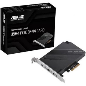 ASUS USB4 PCIe Gen4 카드 인터페이스 어댑터 내장 디스플레이 포트 USB Type C, 1개