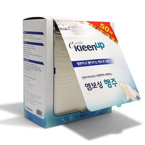 에파타 프리미엄 다용도 엠보싱 빨아쓰는 일회용행주, 120g 프리미엄 행주, 50매입, 1개