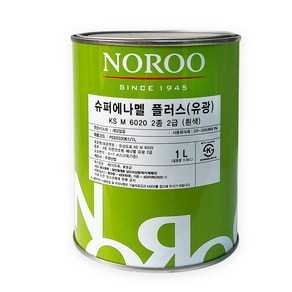 [노루페인트] 슈퍼에나멜 플러스 1L, 연두5, 1개