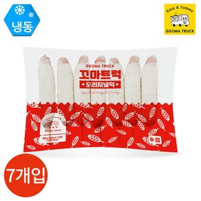 꼬마트럭 오리지널덕 핫도그 130g x 7개입 1봉, 7개