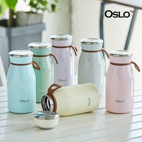 오슬로 보온보냉 밀크 텀블러 350ml