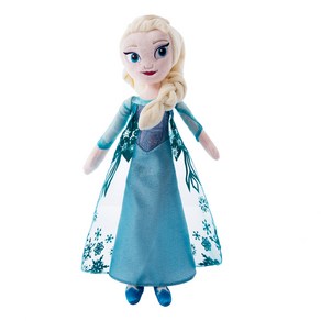 겨울왕국 공주 안나 엘사 봉제 인형 장난감 스노우 퀸 및 여아 어린이 선물 40cm, 40cm Elsa, 1개