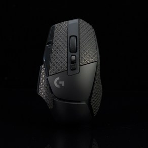 로지텍 G502 X LIGHTSPEED PLUS 통용 마우스 그립 테이프 모음, 블랙 (0.3mm), 1개