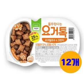 풀무원 요거톡 초코필로우&크런치 124g X 12