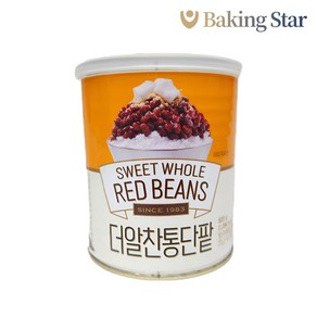 대두 저당 더알찬통단팥35 820g 빙수팥 팥빙수재료, 빙수팥820g(오렌지캔), 1개, 850g