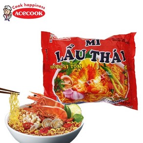 베트남라면 에이스쿡 미라우타이 새우라면 mi lau thai 80g, 5개