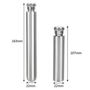 힙플라스크 술통 스테인리스 휴대용 보드카 파우치, S/1온즈, 1개