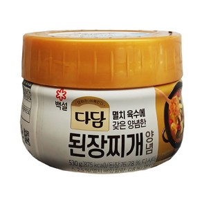 CJ제일제당 다담 된장찌개양념(냉장) 530g