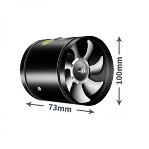 공기 환풍기 금속 파이프 배기 선풍기 미니 추출기 욕실 변기 벽 덕트 4 인치 6 8, 1개