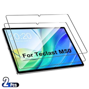 Teclast M50 용 2023 강화 유리 스크린 보호대 9H 태블릿 HD 스크래치 방지 보호 필름 10.1 인치 2 개, 01 CN, 01 2PCS -Teclast M50, 2개